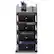 Alt View 4. Costway - 4 Drawers Metal Rolling Storage Cart Scrapbook Supply & Paper Home Office - Black.