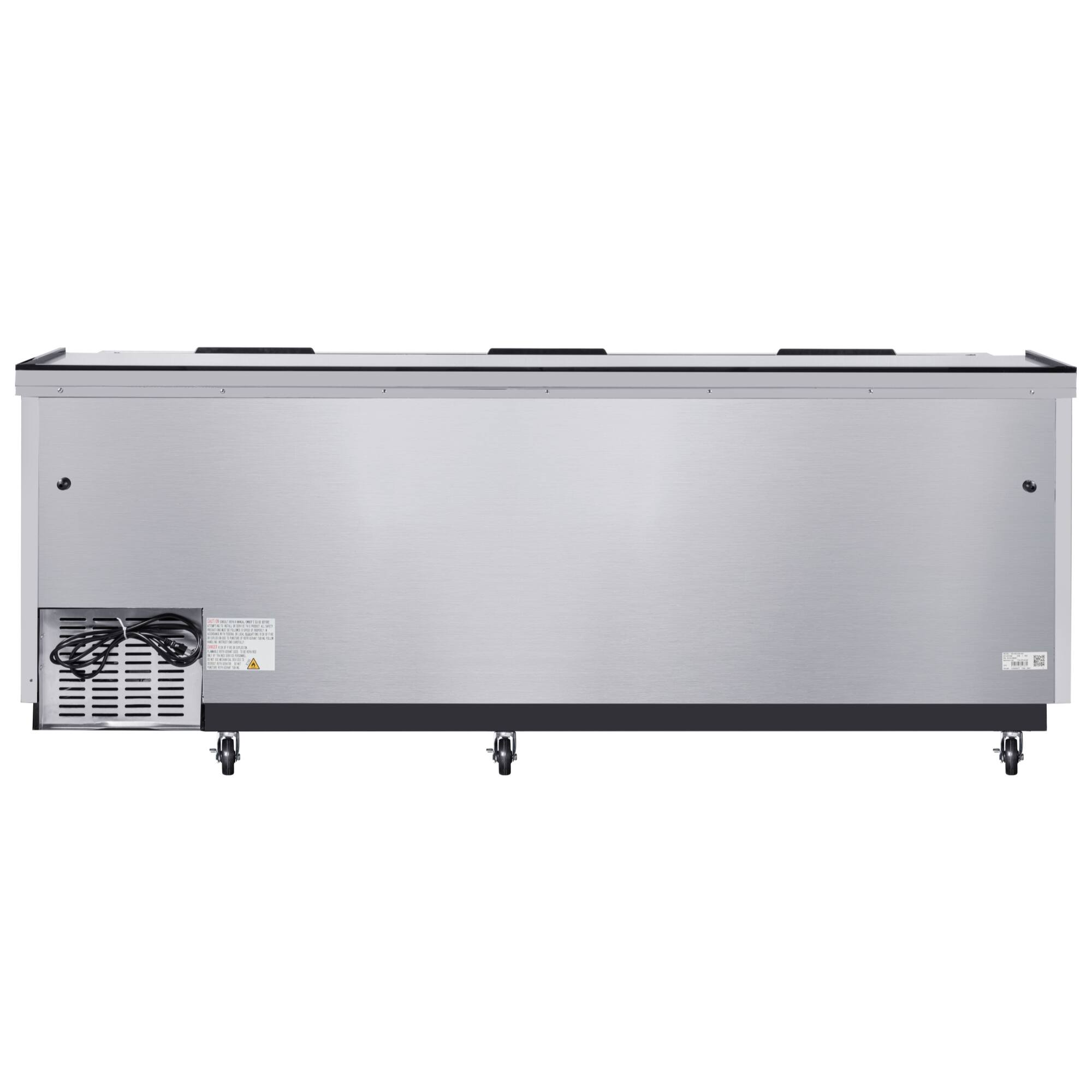 Alt View 8. Koolmore - 95 in. Commercial Bottle Cooler in Stainless-Steel with Built-In Opener, ETL Listed, 30 cu. ft. (KM-BOC95-SS) - Stainless steel.