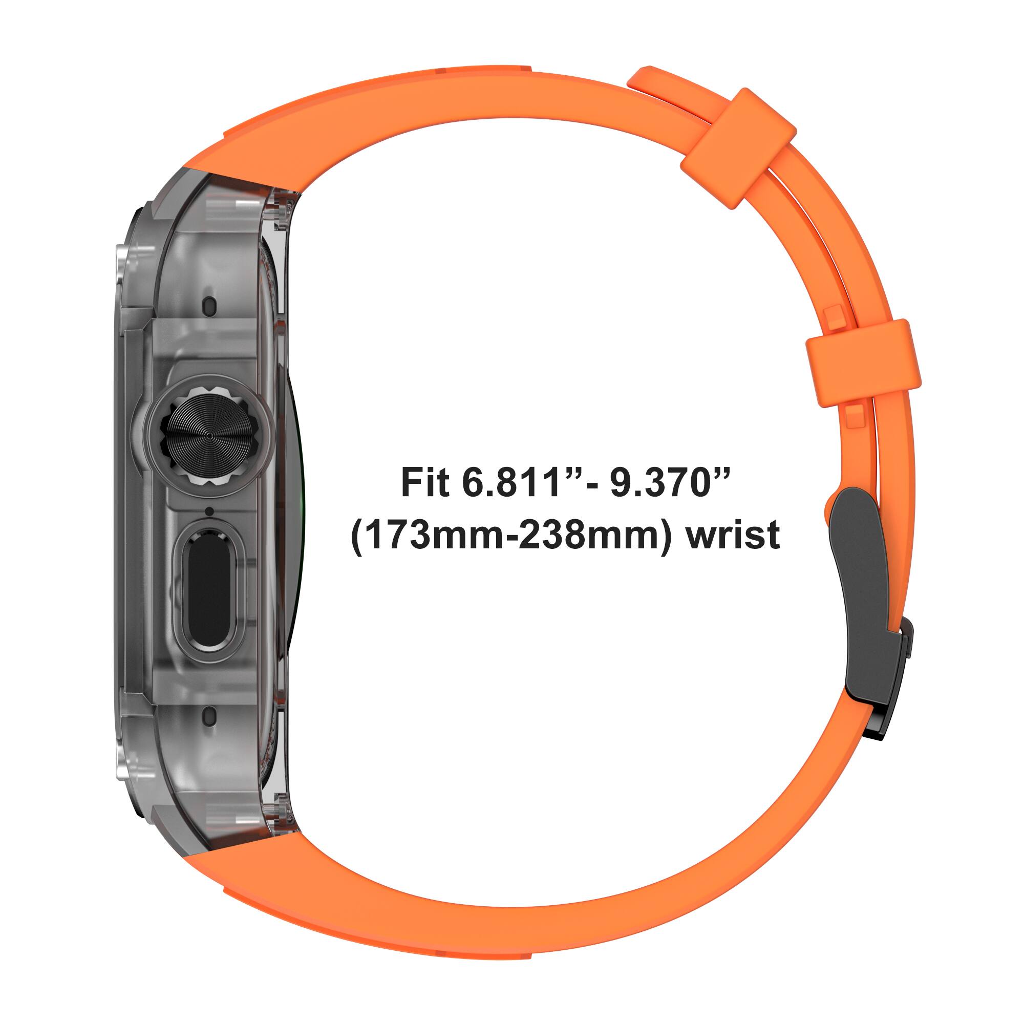 Fit 6.811" - 9.370" (173mm-238mm) wrist