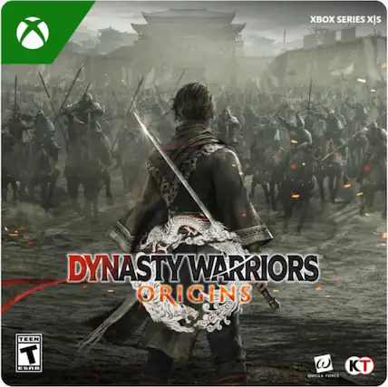 Xbox Series X is Dynasty Warriors Origins, rated T for Teen by ESRB. - T (Teen 13+)