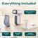 Everything Included
Built as one professional workflow
- Veloce Vacuum Steamer
- XL 165ml Tank
- Standard Tank
- Upright Resting Base