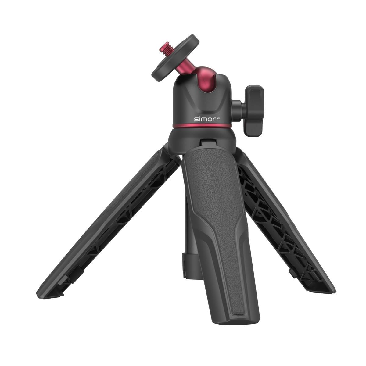Alt View 4. Smallrig - SmallRig simorr Vigor VK-20 Vlog Tripod Kit with Phone Clamp, Kaimu Black.