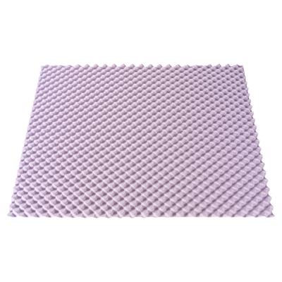 2 Inch Queen Size Egg Crate Cooling Gel Memory Foam Mattress Topper - Pressure Relief & CertiPUR-US Certified