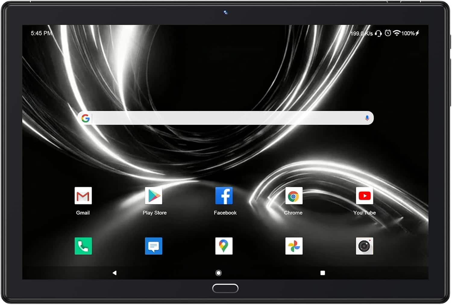 Kimlok - Tablet 10.1 Inch-Android Tablet 64GB ROM 1TB Expandion BT5.0 WiFi Dual Speakers - Gray