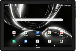 Kimlok - Tablet 10.1 Inch-Android Tablet 64GB ROM 1TB Expandion BT5.0 WiFi Dual Speakers - Gray