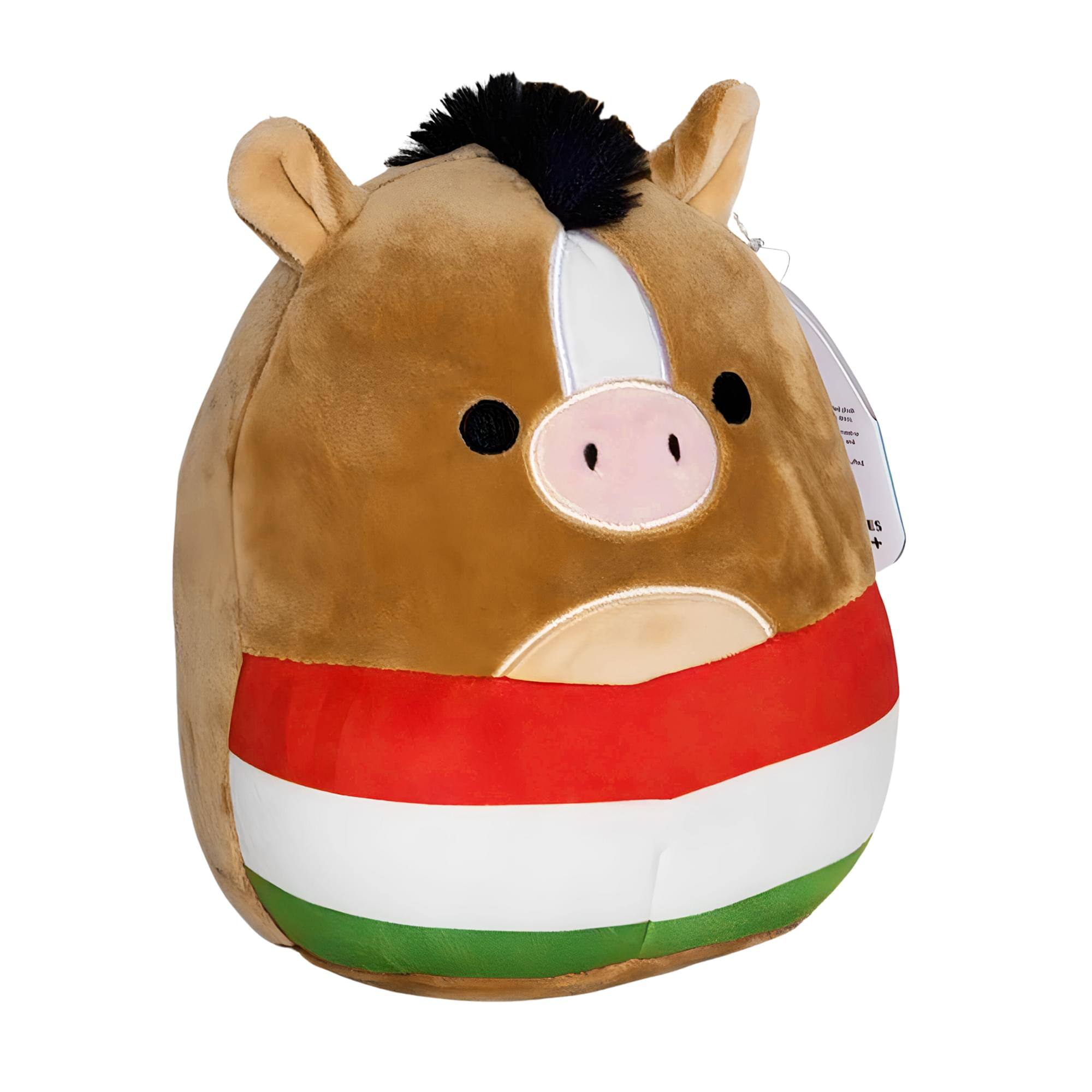 Alt View 1. Kellytoy - Squishmallow 7 Inch Fiesta Squad Plush | Brisby the Mexican Horse - Brown.
