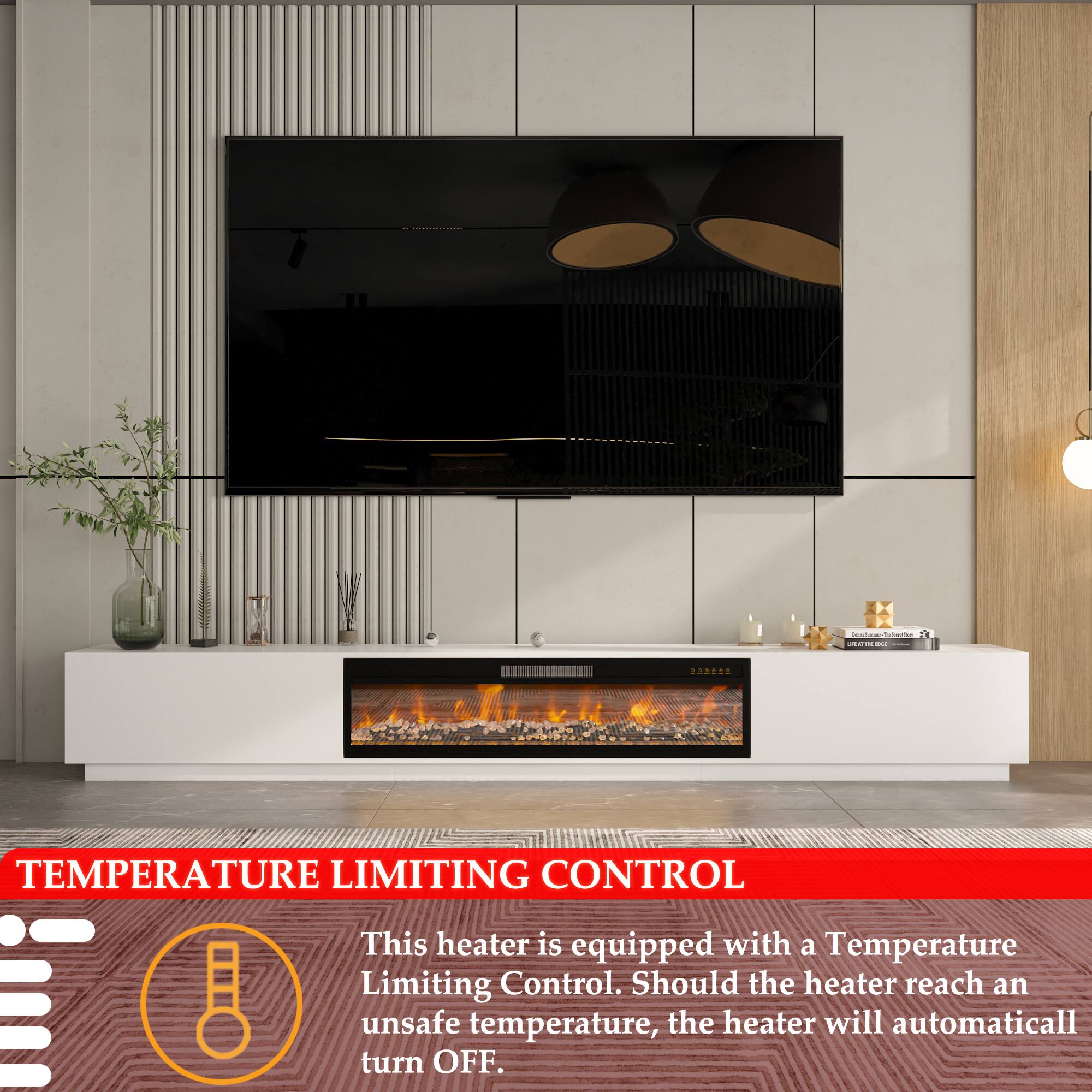 - I I - I - : | ....S TEMPERATURE LIMITING CONTROL

This heater is equipped with a Temperature Limiting Control. Should the heater reach an unsafe temperature, the heater will automatically turn OFF.