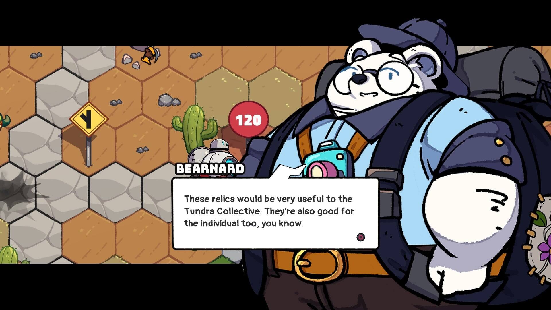 Y 120 BEARNARD  
These relics would be very useful to the Tundra Collective. They're also good for the individual too, you know.