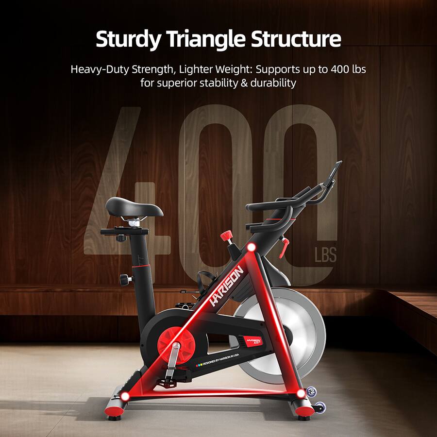 Sturdy Triangle Structure  
Heavy-Duty Strength, Lighter Weight: Supports up to 400 lbs for superior stability & durability