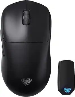AULA - SC800 Wireless Gaming Mouse, Ultra-Light 37g, High-Precision Control, Instant Response, Programmable Buttons - Wireless - Black