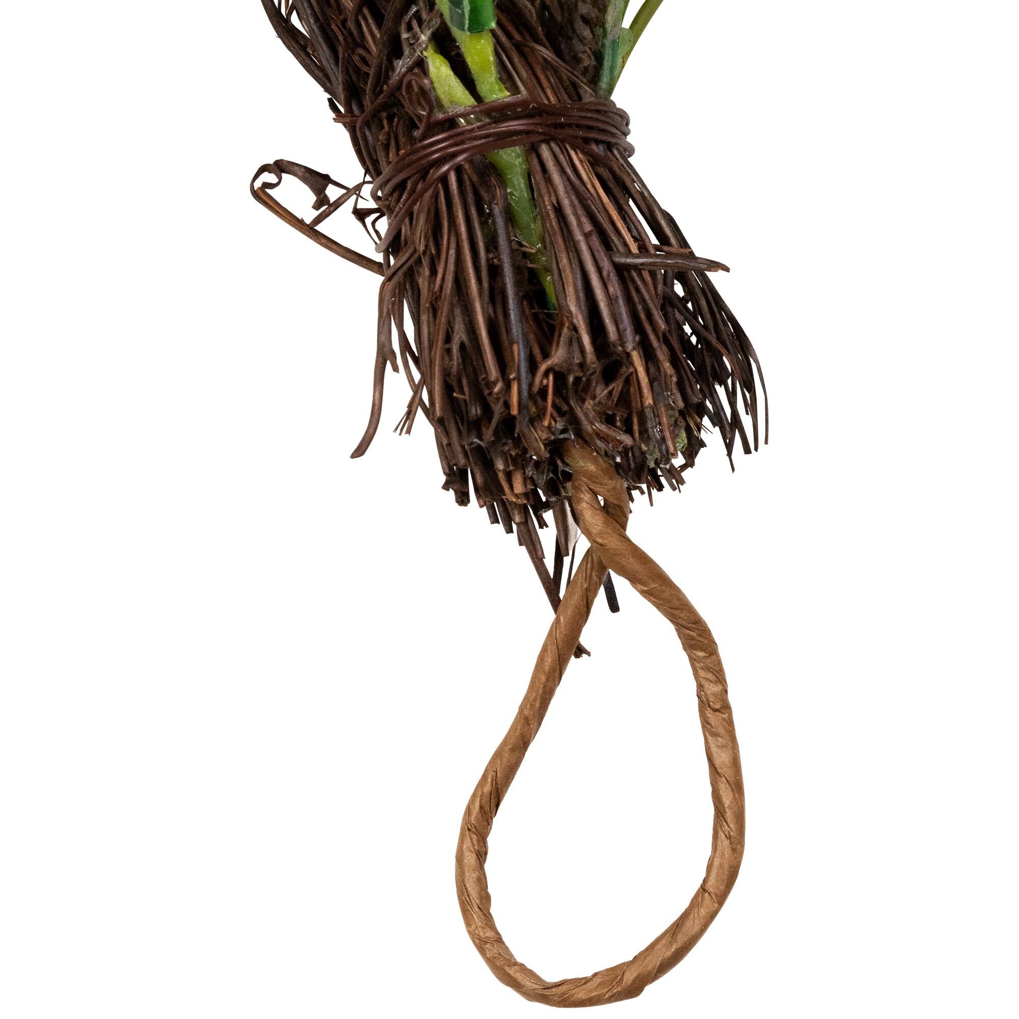 Alt View 7. Northlight - Silver Dollar and Seeded Eucalyptus Artificial Christmas Garland - 10' x 15" - Unlit - Green.