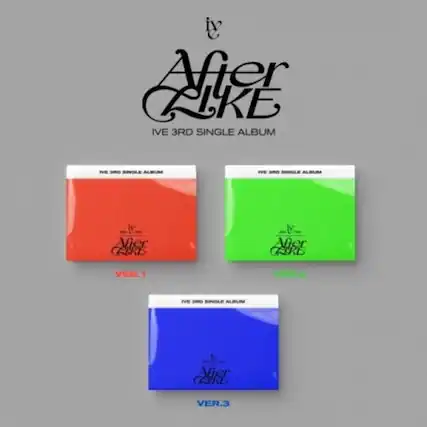 After Like
IVE 3RD SINGLE ALBUM
IVE 3RD SINGLE ALBUM
VER.1
IVE 3RD SINGLE ALBUM
VER.2
IVE 3RD SINGLE ALBUM
VER.3