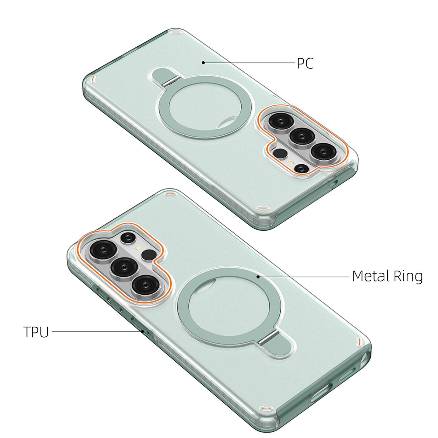 PC Metal Ring TPU