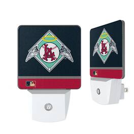 Keyscaper - Los Angeles Angels Stripe Design Nightlight 2-Pack - Multicolor