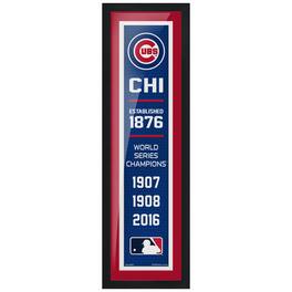 Mustang Drinkware - Chicago Cubs 6'' x 22'' Empire Framed Artwork - Multicolor