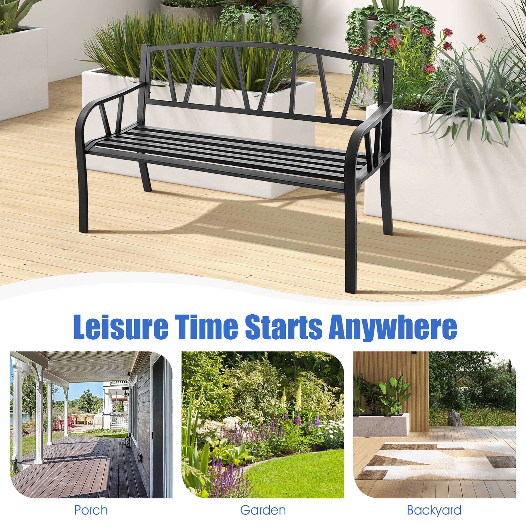 Leisure Time Starts Anywhere

SETRINE Porch Garden Backyard

Porch  
Garden  
Backyard