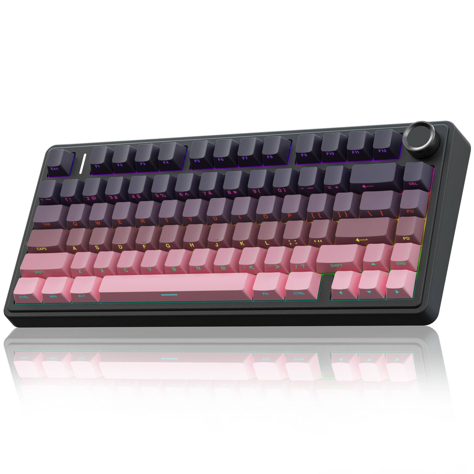 F75 Pro-Gradient Pink Black