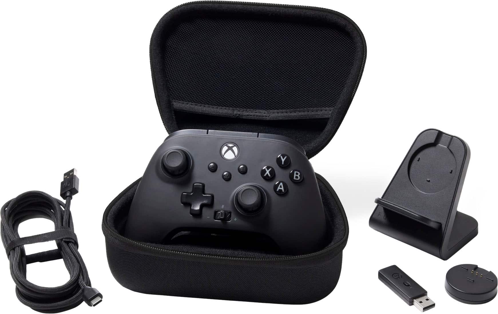 Alt View 27. PowerA - FUSION Pro Wireless Controller for Xbox Series X|S with Lumectra - Black.