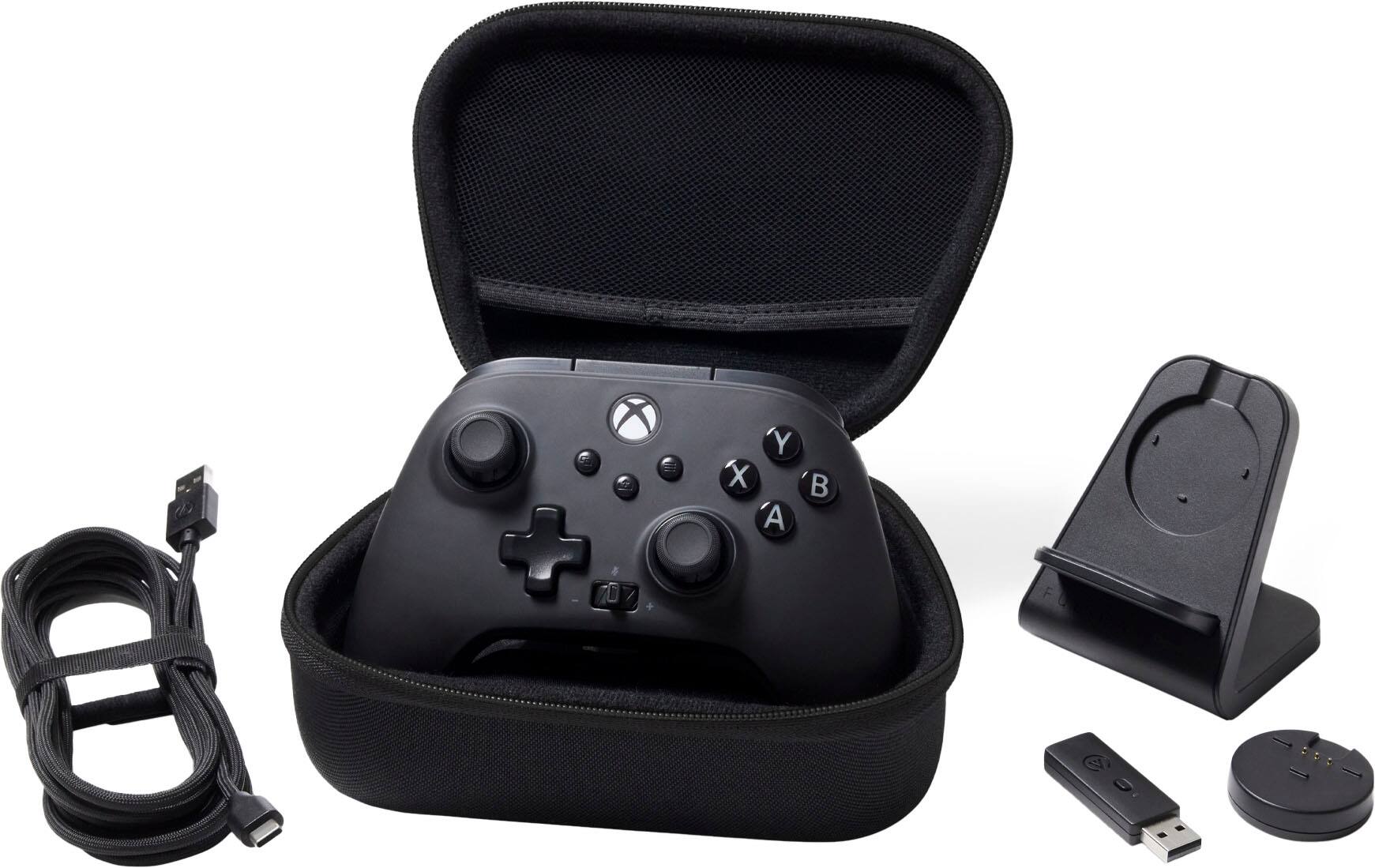 Alt View 27. PowerA - FUSION Pro Wireless Controller for Xbox Series X|S with Lumectra - Black.