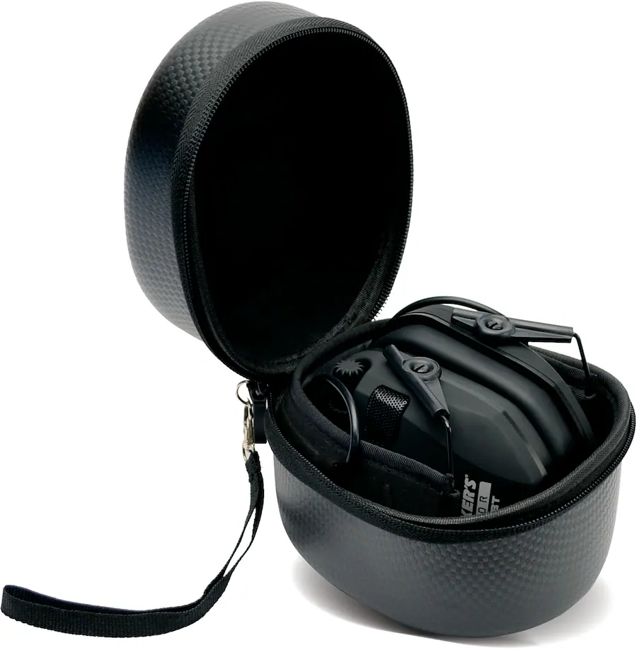 Walkers Walker’s Razor Slim Electronic Muff ( Patriot) with Case Bundle ...