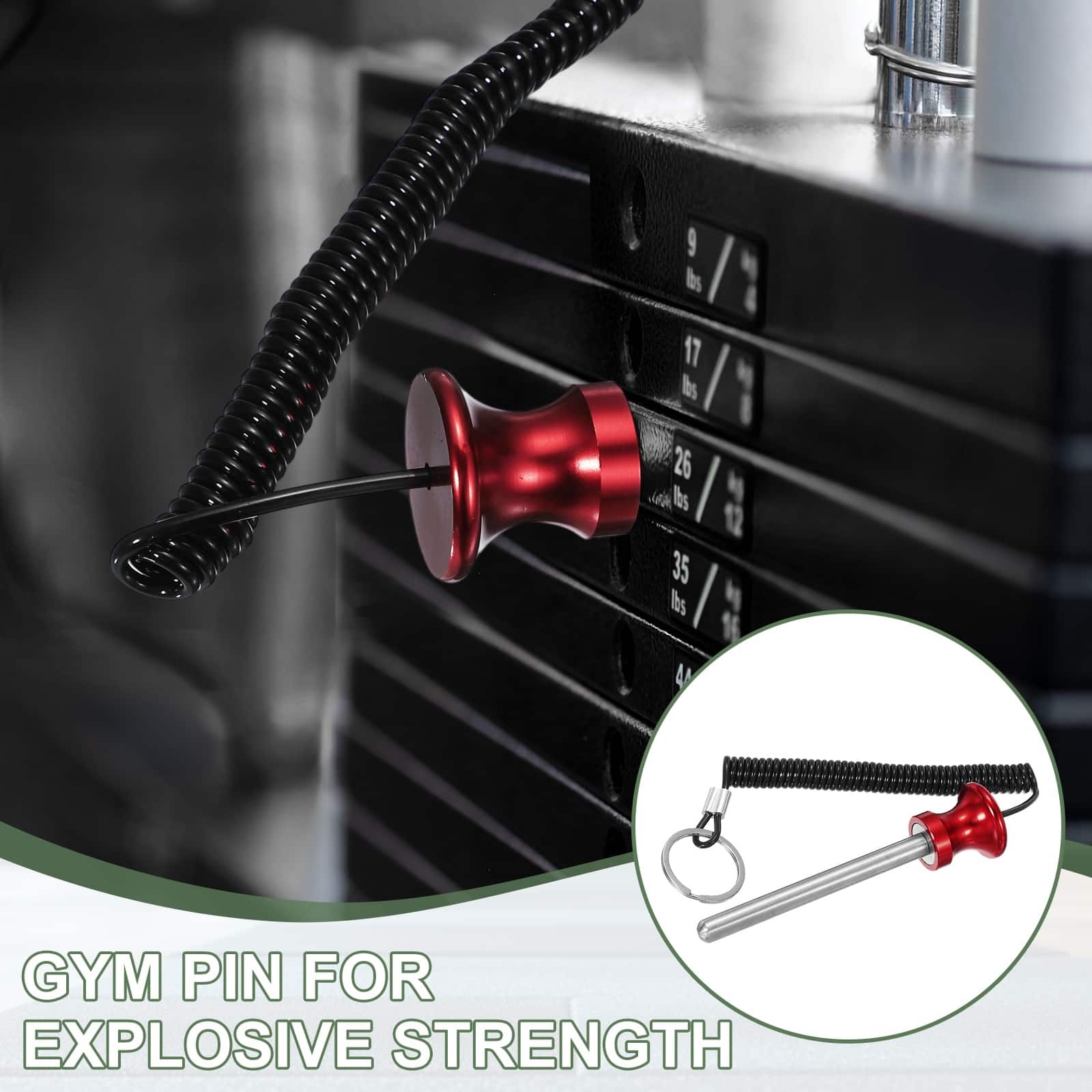 ウエイトトレーニング GYM PIN Unique Bargains Weight Stack Pin, Gym Pin Strength Training