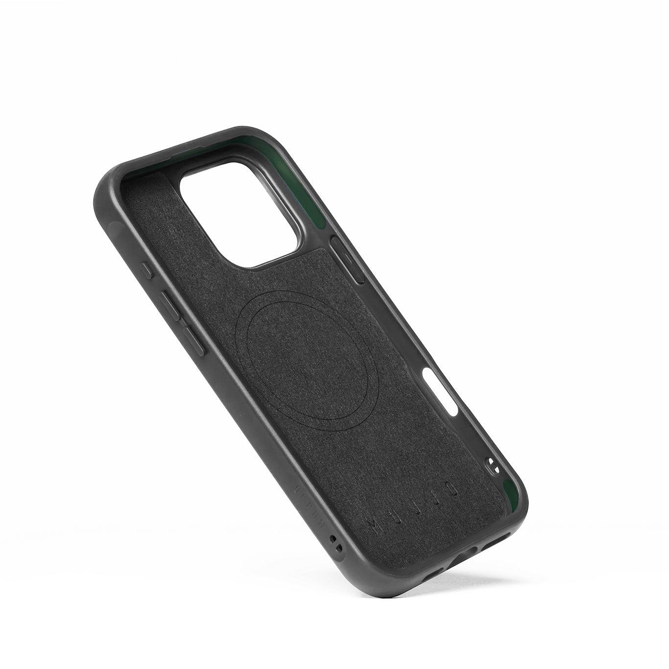 Alt View 8. Mujjo - iPhone 16 Pro Max Shield Case - Black.