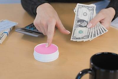 Alt View 2. Lee - Sortkwik 1.75 oz. Fingertip Moistener, Pink, 2/Pack - Pink.