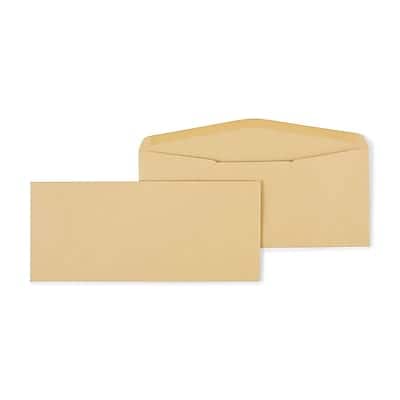 Staples - Gummed #11 Business Envelopes, 4 1/2" x 10 3/8", 500/Box (SPL535153) - Brown