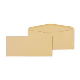 Staples - Gummed #11 Business Envelopes, 4 1/2" x 10 3/8", 500/Box - Brown
