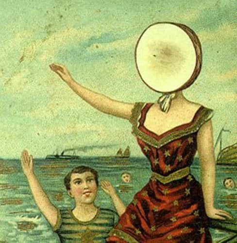 Front. Neutral Milk Hotel - In the Aeroplane Over the Sea   - COMPACT DISCS .