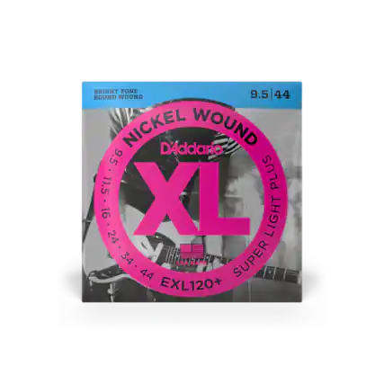 BRIGHT TONE ROUND WOUND 9.5 | 44 NICKEL WOUND D'Addario 9.5 11.5 PLUS 16 XL LIGHT 24 34 + USA/MADE SUPER 44 EXL120+