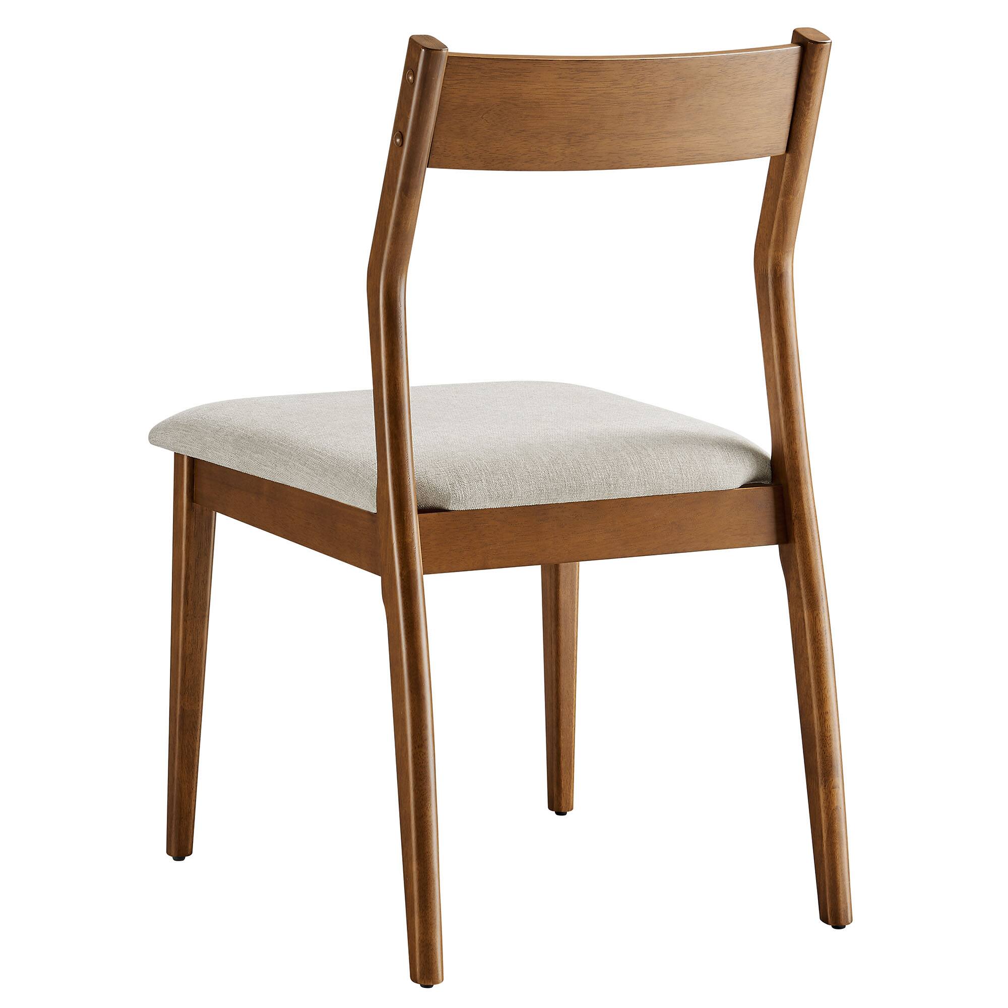 Alt View 2. Modway - Solara Fabric Wood Dining Side Chairs Set of 2 by Modway - Brown.