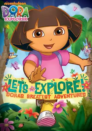Front. Let's Explore! Dora's Greatest Adventure - DVD.