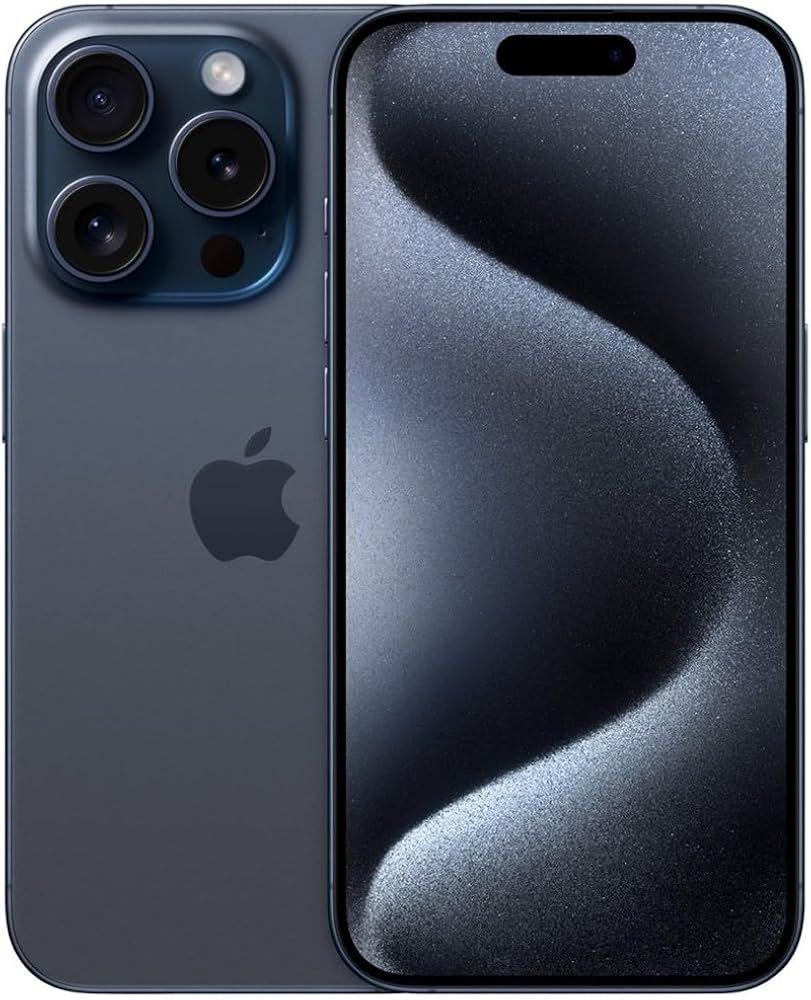 Front. Apple - IPHONE 15 PRO MAX 512GB Unlocked - Blue.