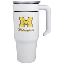 Indigo Falls - Michigan Wolverines 36oz. Logo Combo Stainless Steel Tumbler - Multicolor