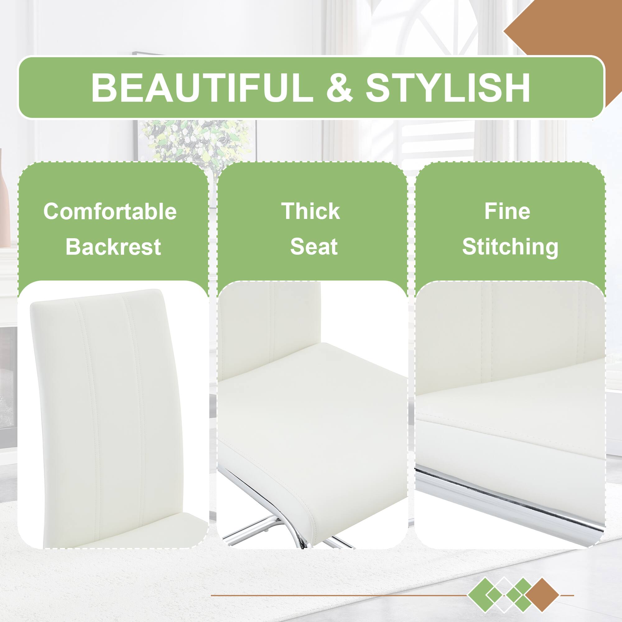 BEAUTIFUL & STYLISH

- Comfortable Backrest
- Thick Seat
- Fine Stitching