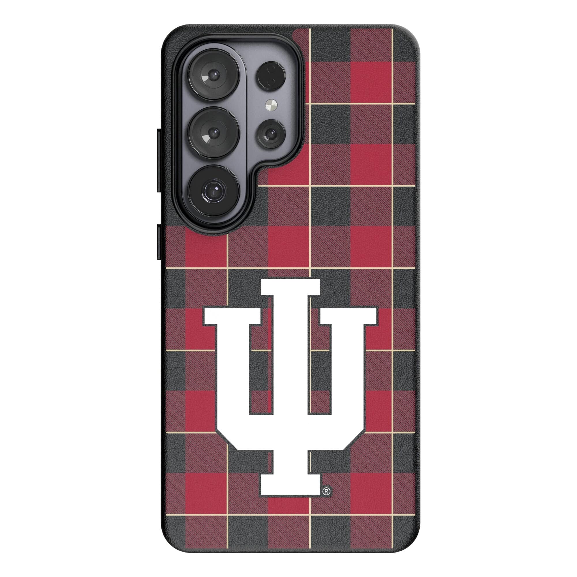 Keyscaper - NCAA - Indiana Hoosiers Plaid Galaxy Magnetic Bump Case - S26 - Black price history on PriceWatchPro