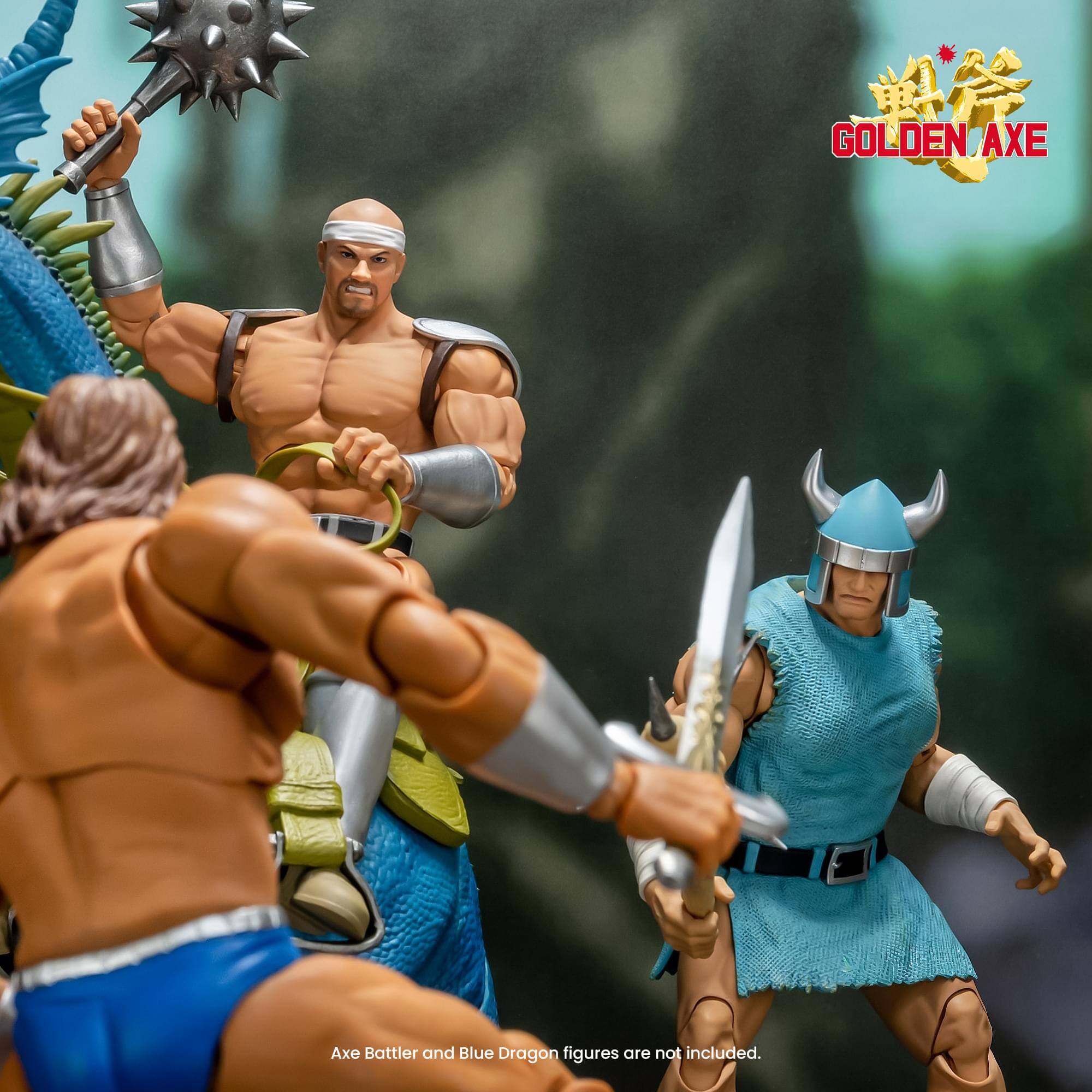 GOLDEN AXE

Axe Battler and Blue Dragon figures are not included.