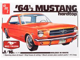 Skill 3 Model Kit 1964 1/2 Ford Mustang Coupe 60th Anniversary 1/16 Scale Model by AMT - Multi
