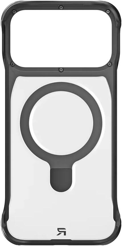 Alt View 2. Rebel - Rebel - Frosted FLEX Series Case For Apple iPhone 17 Pro Max - Black/Matte Clear - Black.