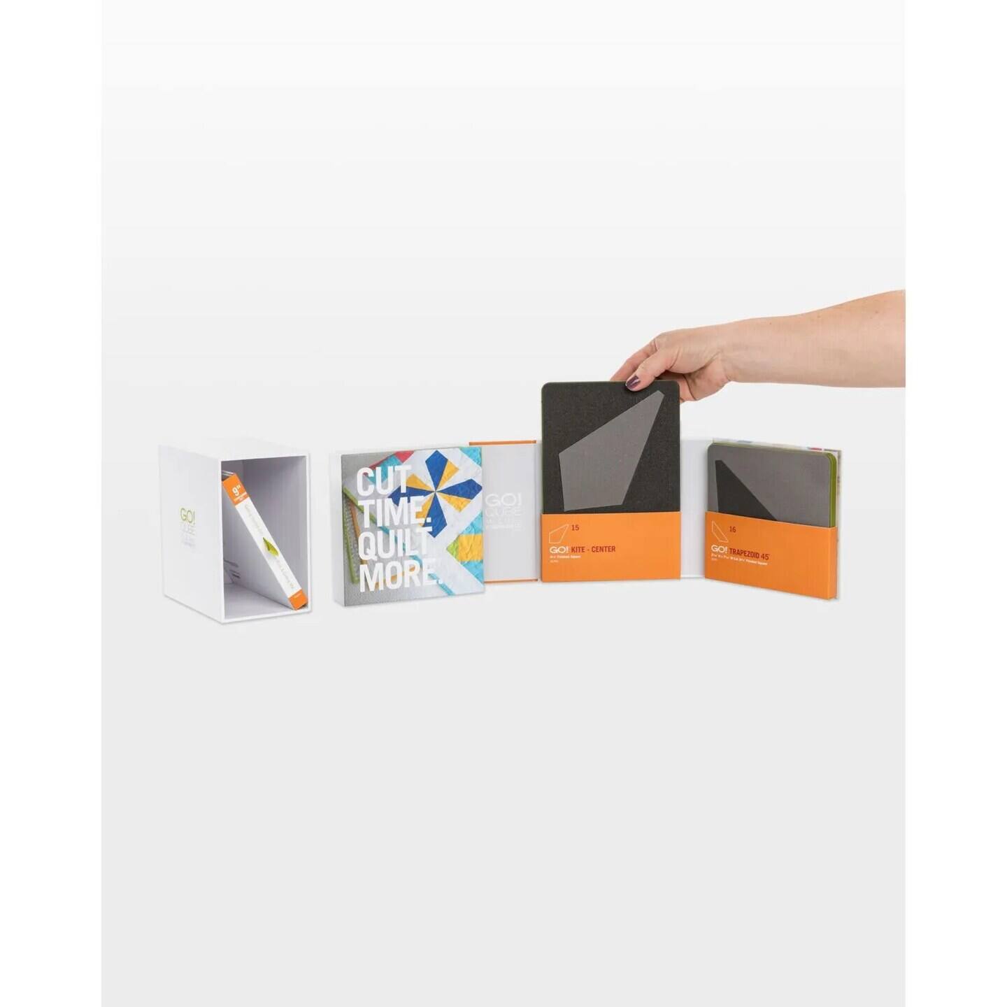 GO! CUT TIME QUILT MORE
GO! KITE - CENTER
GO! STRAPPER AS