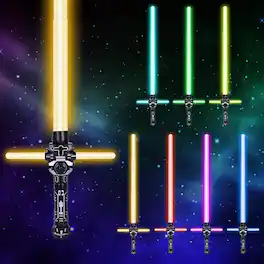 Stylel Star - Lightsaber 7 Colors Light Up Saber With Fx Sound 2-in-1 Retractable For Party Favor Adults Birthday Metroid And - 1 Pc Light Up Saber-c