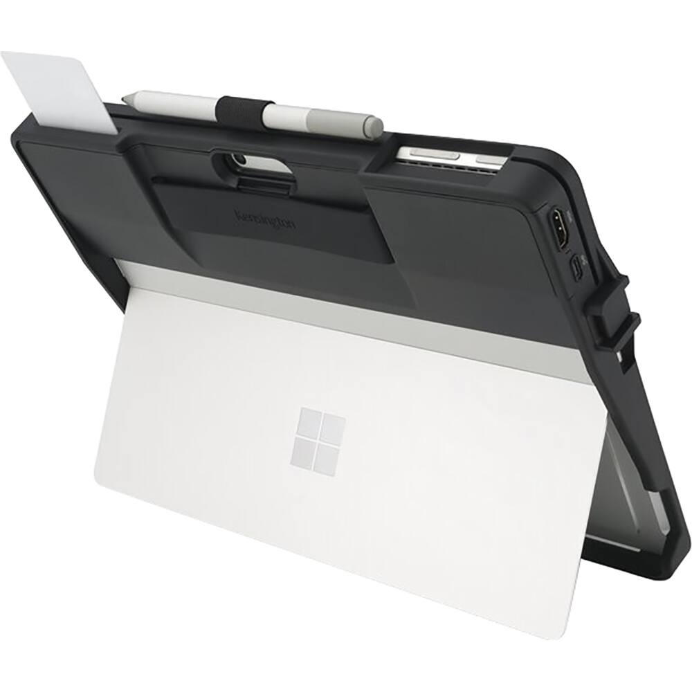 Front. Kensington - BlackBelt Rugged Case with Integrated Smart Card Reader K62539WW - Black.