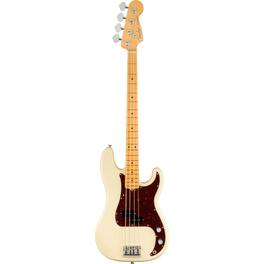 Fender - American Professional II Precision Bass Guitar, Maple Fingerboard, Olympic White