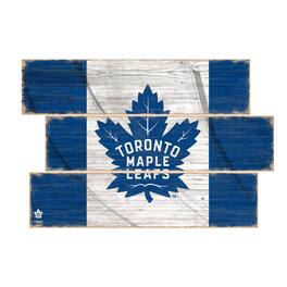 Fan Creations - Toronto Maple Leafs 3-Plank Team Flag - Multicolor