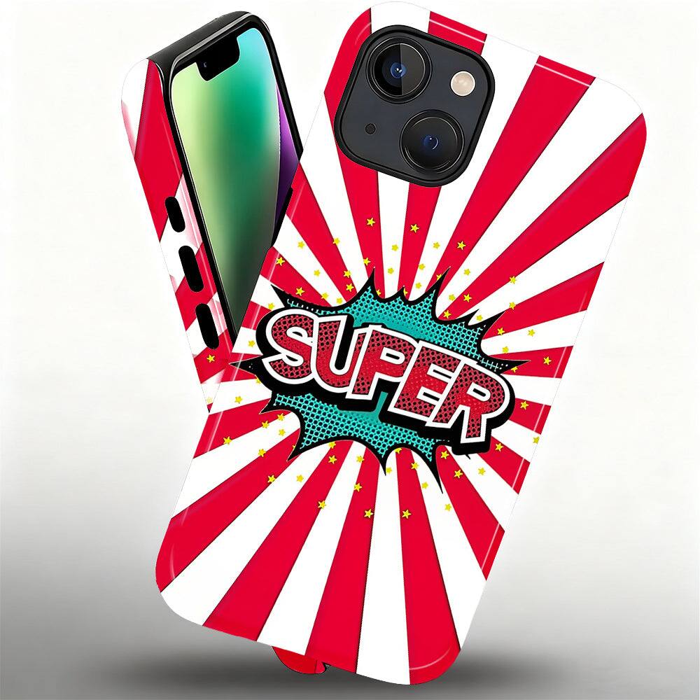 Alt View 1. Finnhomy - Smartphone Case for iPhone 14 Plus - Super Burst Design 2 Layer Military Protection Anti Slip Grip - Super Burst for iPhone 14 Plus.