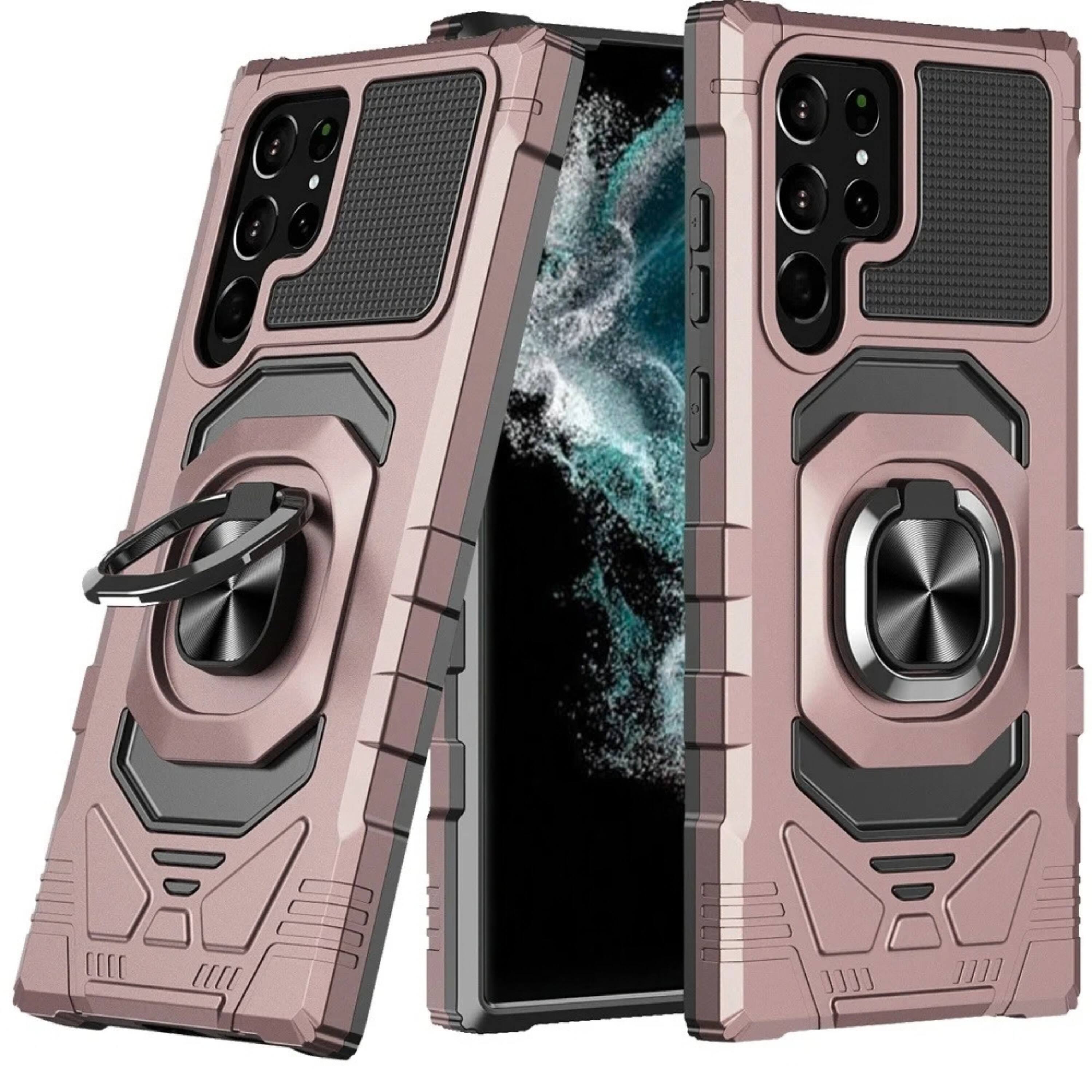 Kitcheniva Dual Layer Rugged Ring Stand Hybrid Phone Case For Samsung ...