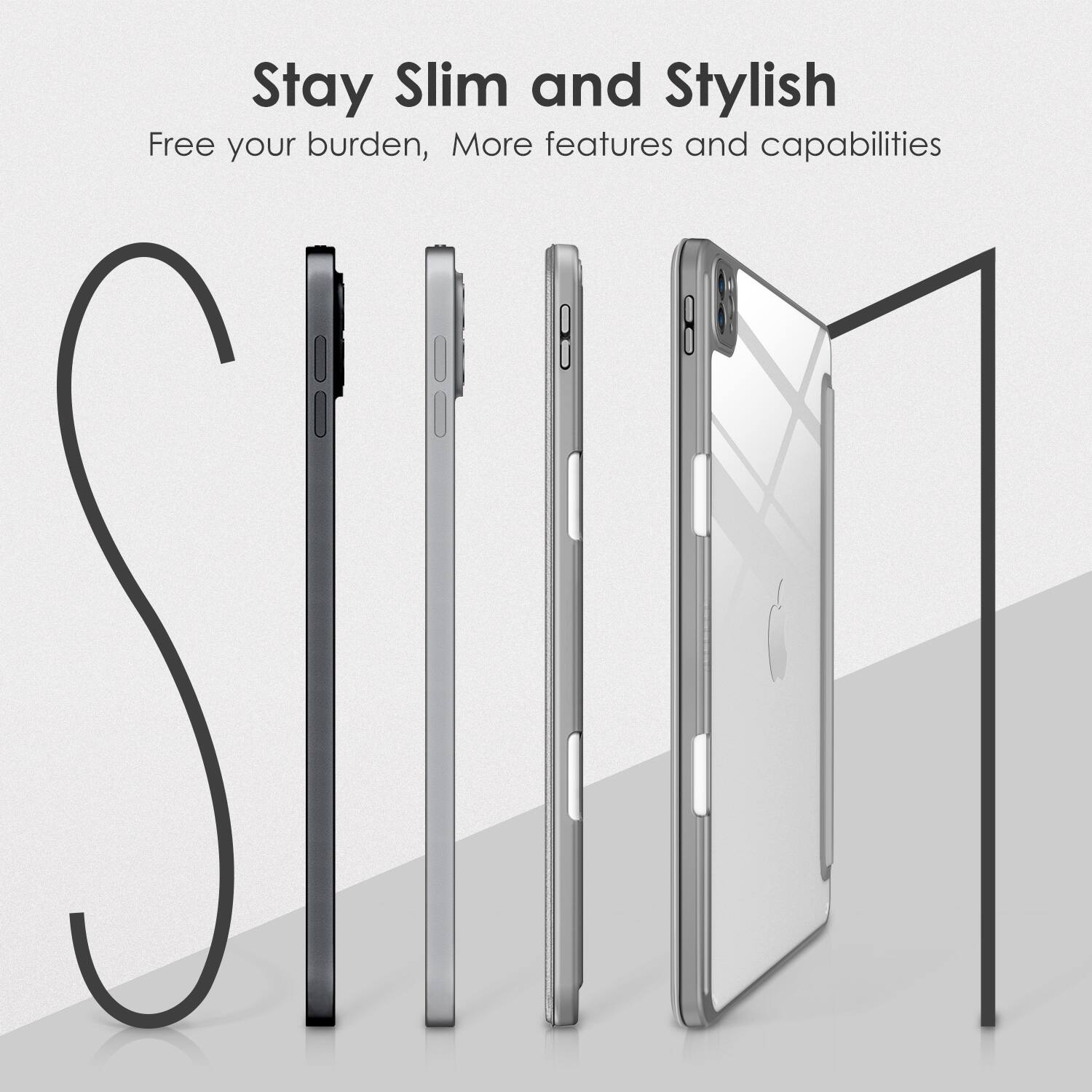 Stay Slim and Stylish  
Free your burden, More features and capabilities