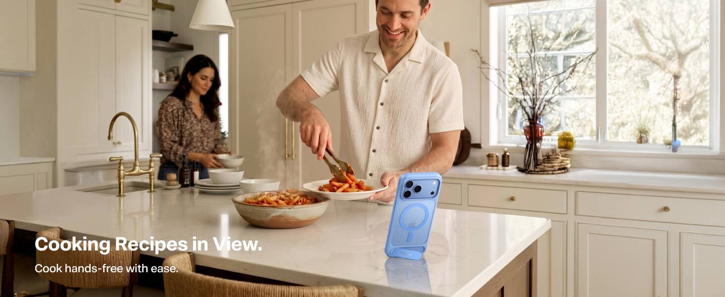 Cooking Recipes in View.  
Cook hands-free with ease.