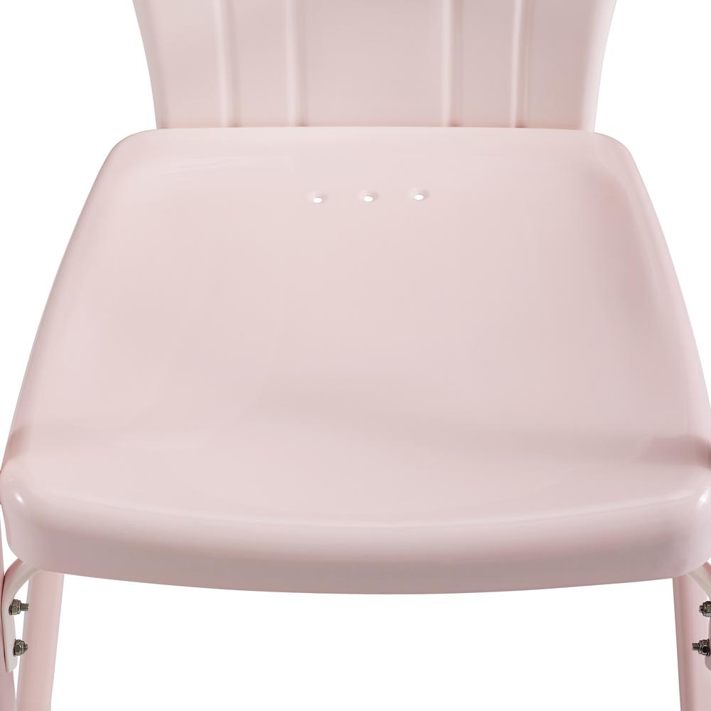 Alt View 10. Crosley Furniture - Tulip 2Pc Retro Outdoor Chair Set - 2 Chairs - Pastel Pink Gloss.